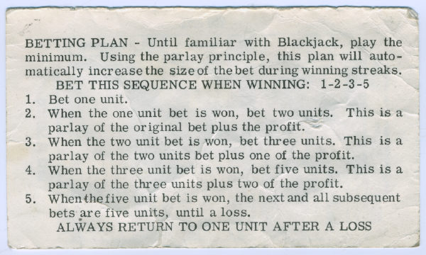 A betting system