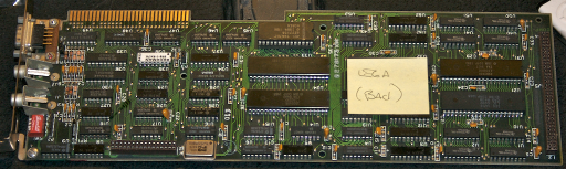 an EGA card, labeled (Bad)