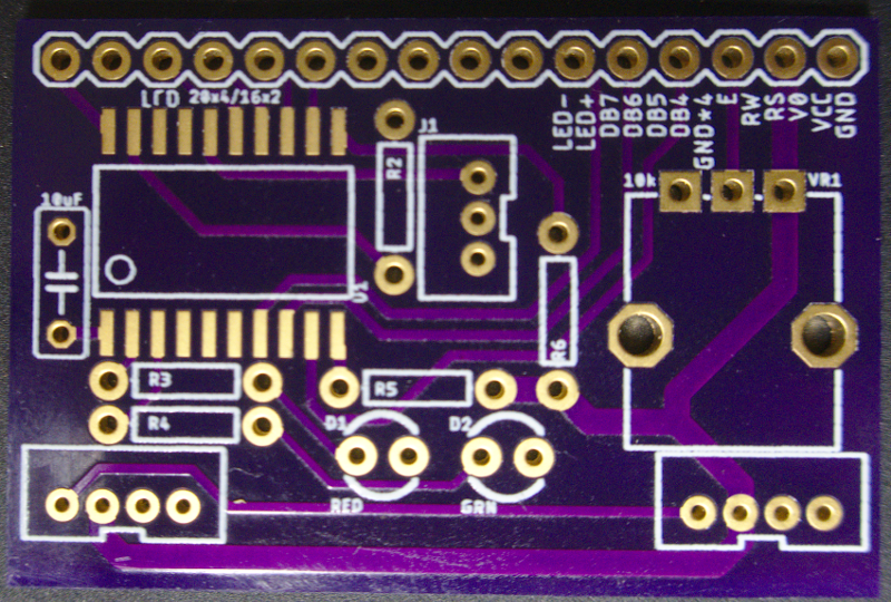 purple PCB by OSH Park